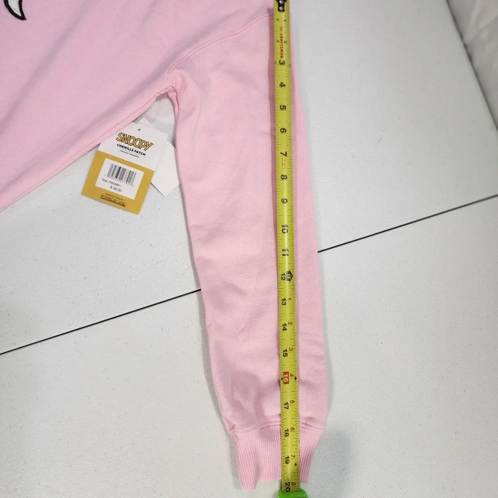 Brand New Peanuts Pink Snoopy Sweater.  Size XL Juniors